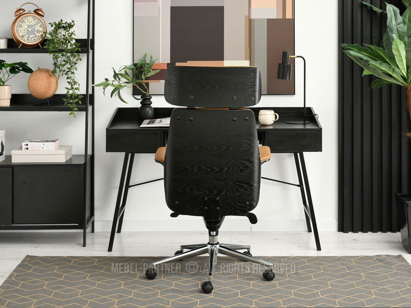 Kreslo Lionel (karamelová + chrómová)