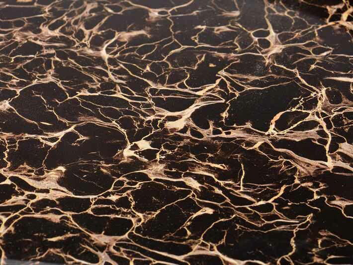 Masă de cafea Wizna (Marmură neagră + Negru)