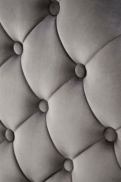 Jedálenská stolička Regino (sivá + strieborná)