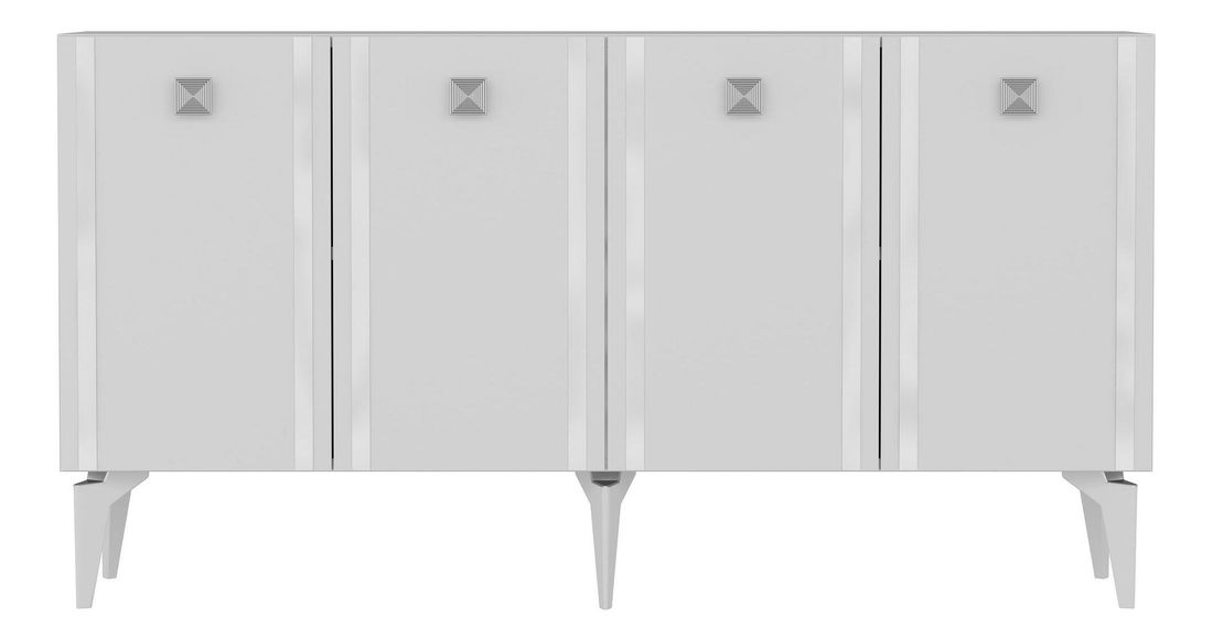Skrinka Tobuvu 1 (biela + strieborná) 