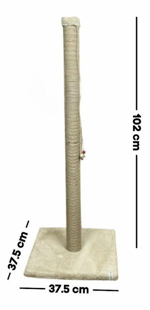 Škrabadlo pre mačky Areo (béžová)