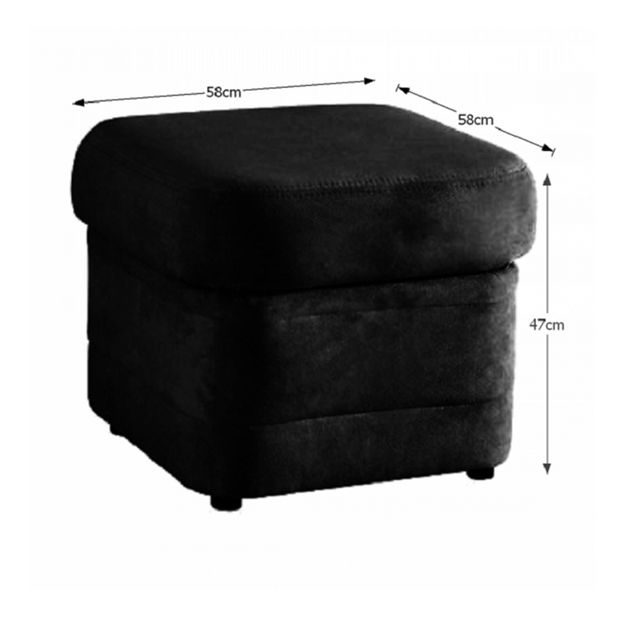 Taburete Britella (negru)