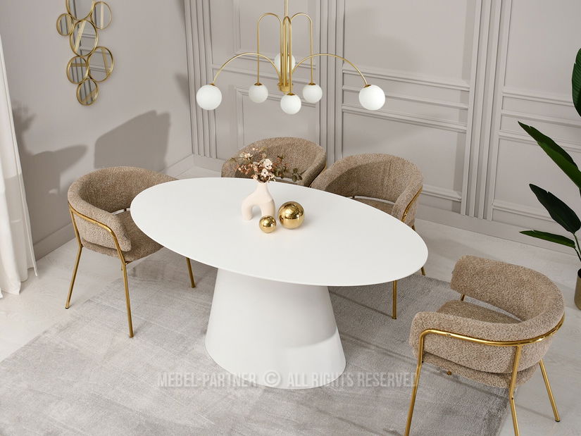 Blagovaonski stol Padro (bijela)