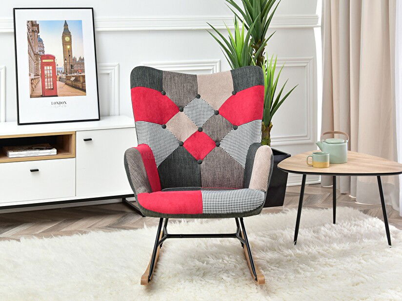 Fotel Sibyla (patchwork + fekete bükk)