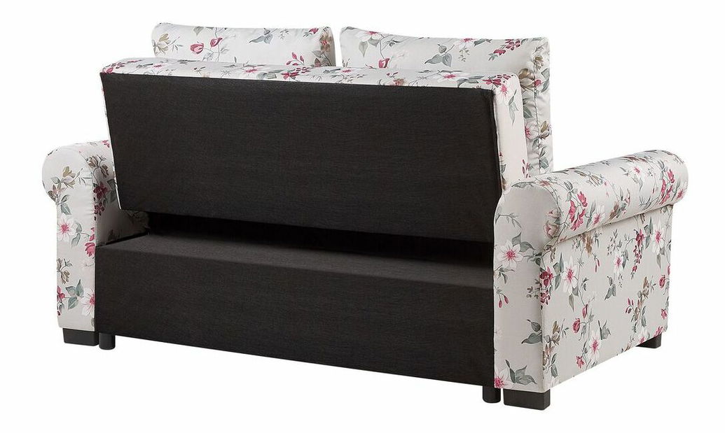 Dvosjed SALADA (svijetlo siva + cvjetni uzorak)