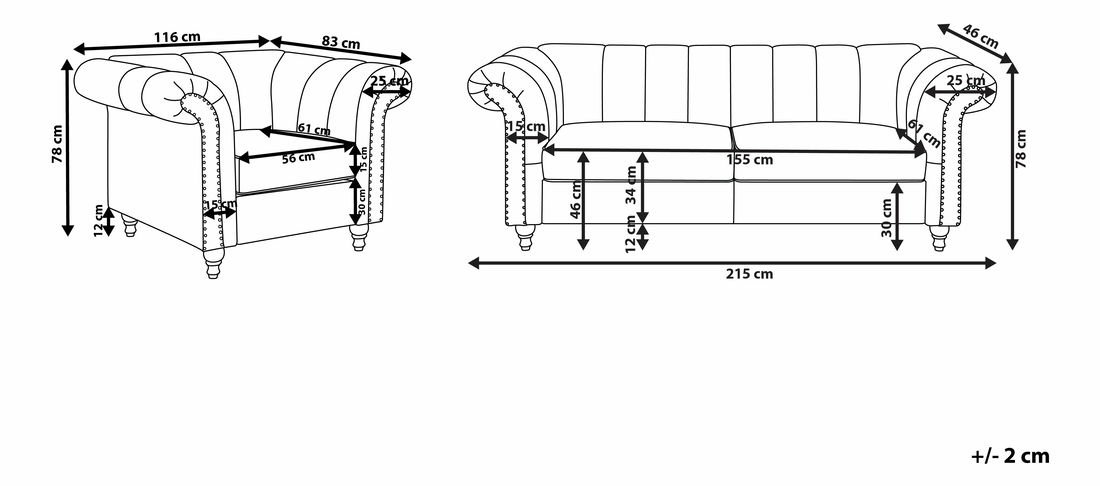 Garnitura za sjedenje Logten (siva)