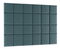 Set 24 panouri tapițate Quadra 240x180 cm (mentol)