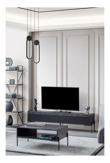 Konferenčný stolík Beskade (čierna)