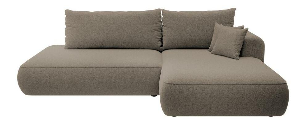 Kutna garnitura Fergie (D) (svijetlobež + crna)