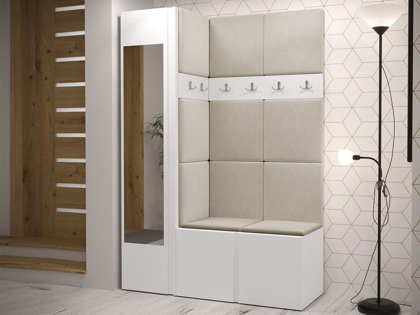 Mobilier hol Tovenaz X (Bej) (cu oglindă)