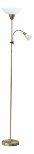Stojanová lampa Diana 4068 (bronzová + biela)