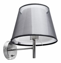 Závesná lampa Comal (sivá)