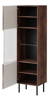 Vitrina Azanat 51 (orah warmia + crna) 