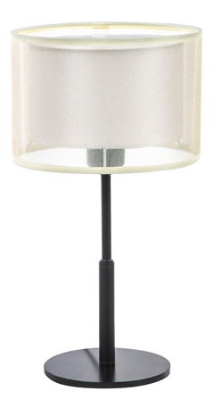 Stolové svietidlo Anatase C (čierna + krémová)