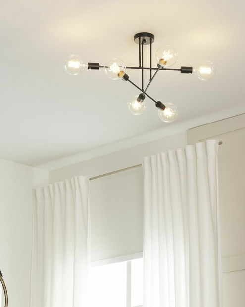 Stropné svietidlo Kidza (čierna)