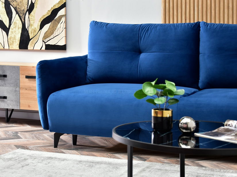 Kétszemélyes kanapé Lasciare (fekete)