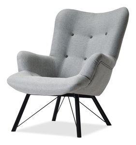 Fotelja za opuštanje Dawntawn (siva + crna)