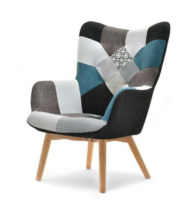 Fotoliu Nutri (patchwork + negru)