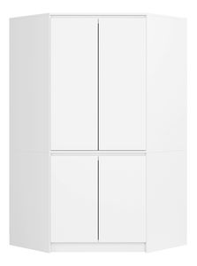 Dulap de haine de colț Sumergible (alb)