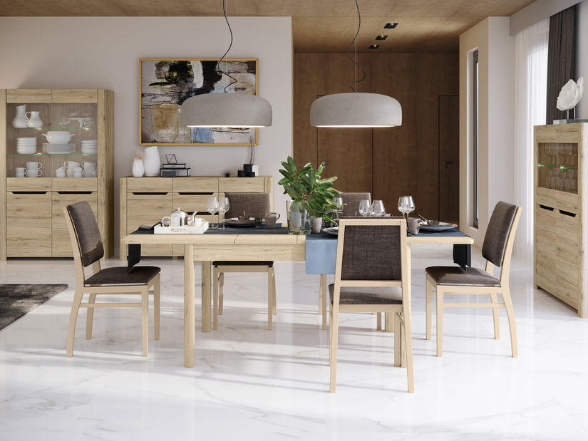 Vitrin Dessum 02 (san remo tölgy + barna)