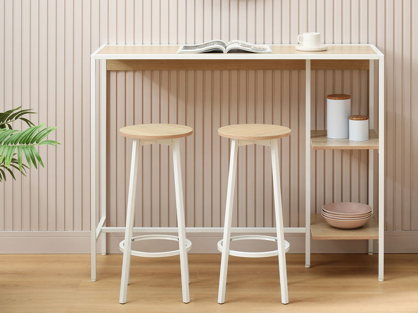 Barová stolička Boredom (biela)