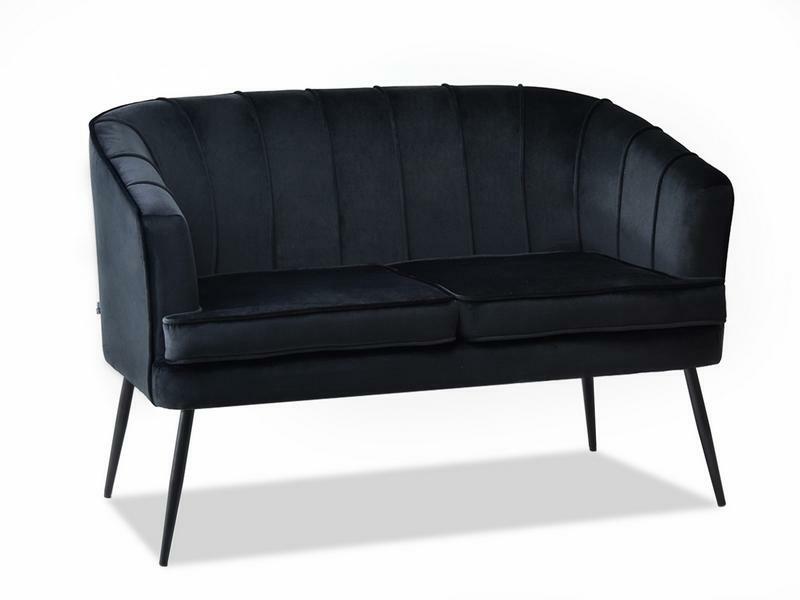 Sofa Etimee S (crna + zlatna)