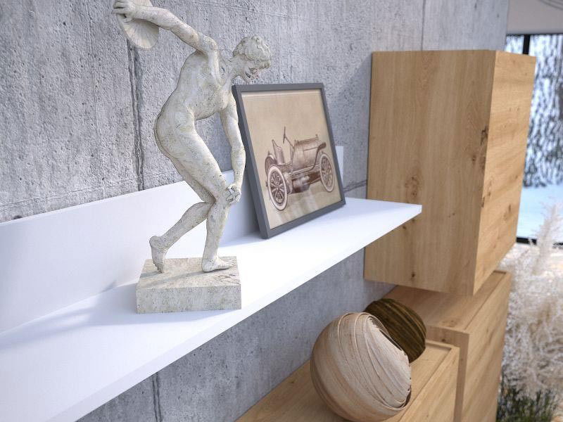 Obývacia stena Molin (biela)