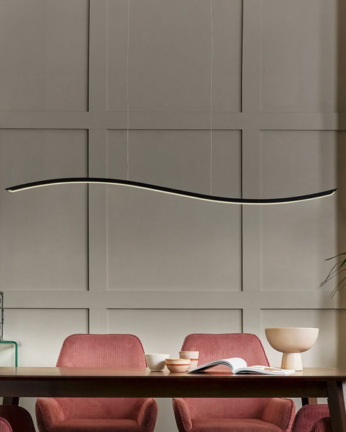 Függesztett lámpa Cesar (fekete)