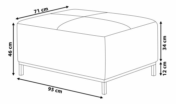 Tabure Oulu (svijetlo siva)