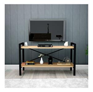 TV asztal Nevipe 4 (atlanti fenyő + fekete)  