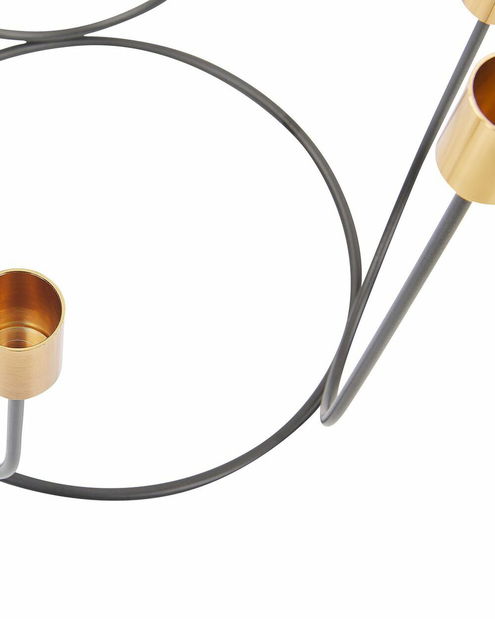 Svietnik PANEO (čierna)