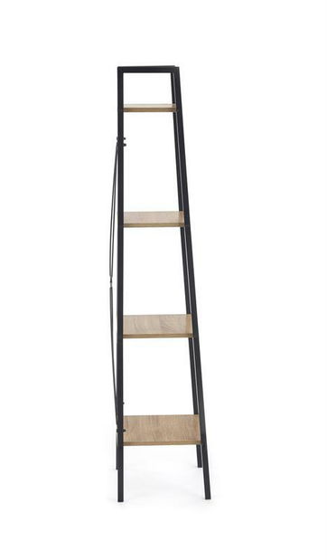 Regál Neda (természetes fa + fekete)