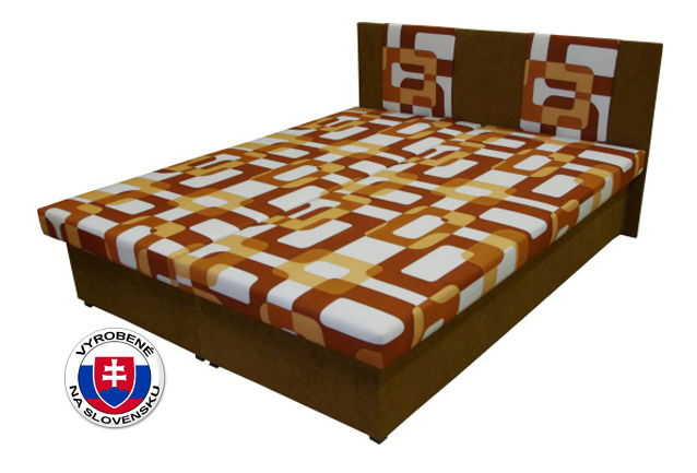Manželská posteľ 160 cm Vivien hnedá