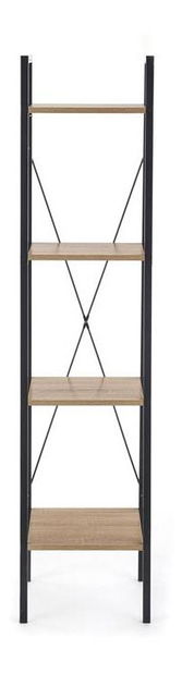 Regál Neda (természetes fa + fekete)