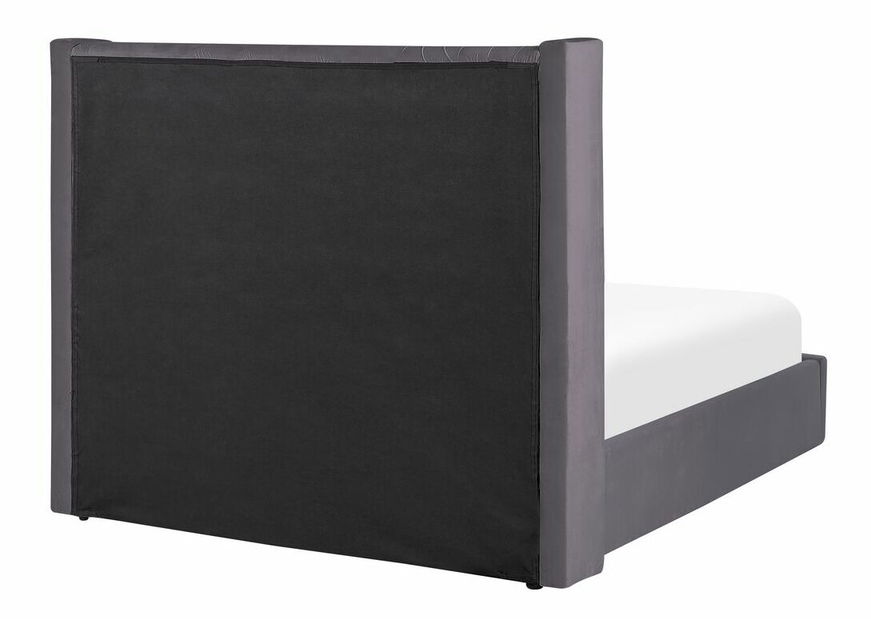 Bračni krevet 140 cm Lubbka (siva) (s podnicom) (s prostorom za odlaganje)