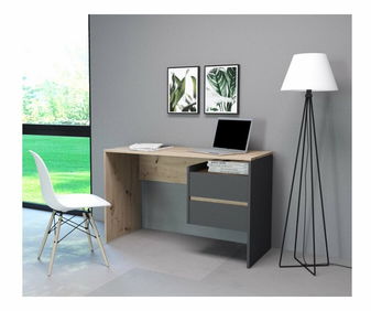 Masă PC Paca 3 (stejar artisan + antracit)