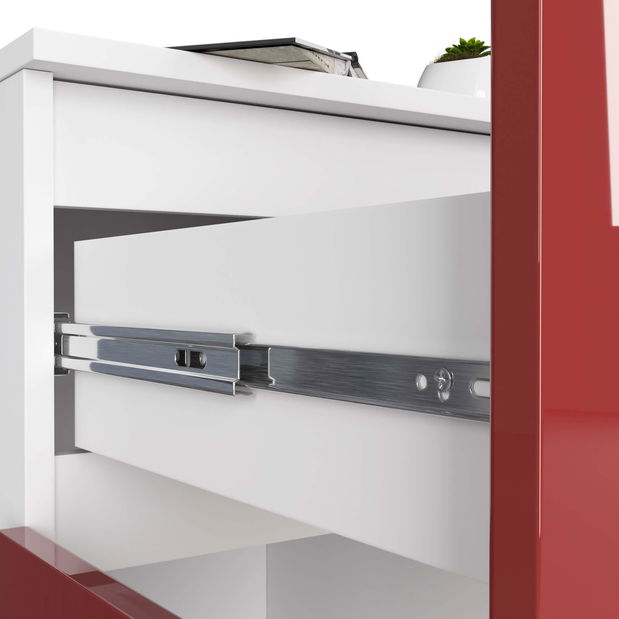 Komoda Kaveri (crveni sjaj)