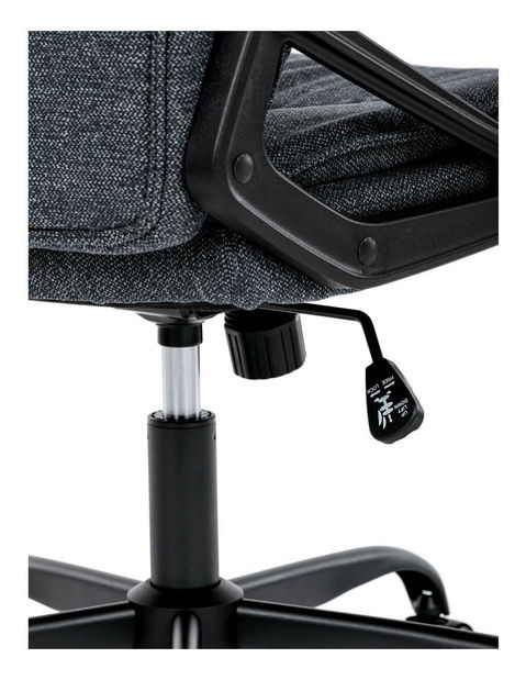 Irodai fotel Kuerten (fekete)