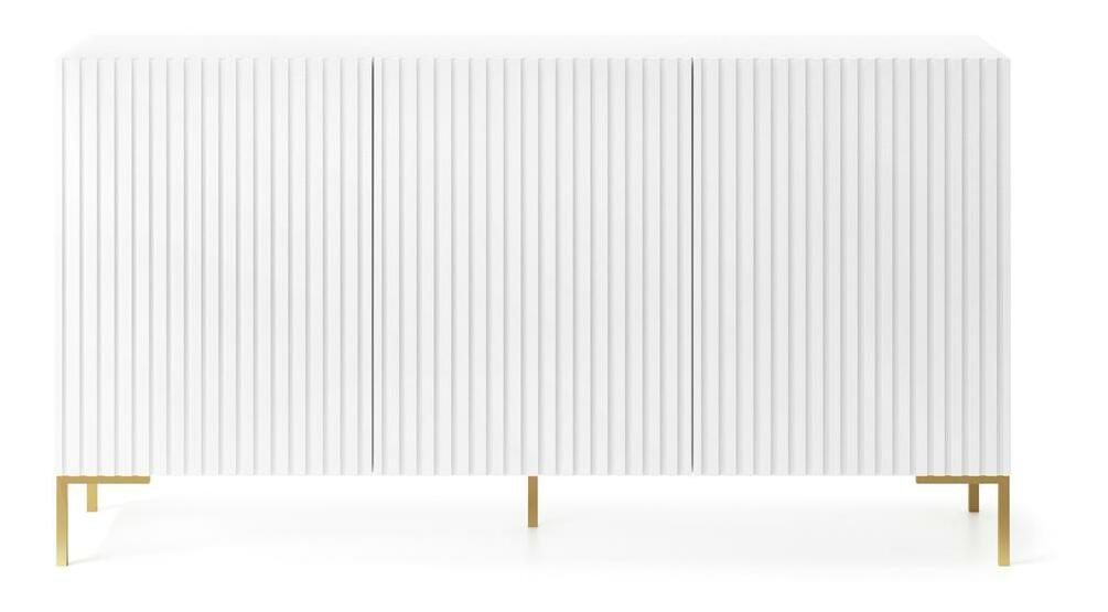 Dulap Lamellito L1 (alb + auriu)