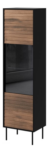 Vitrina Hermano (crna + orah warnia) 