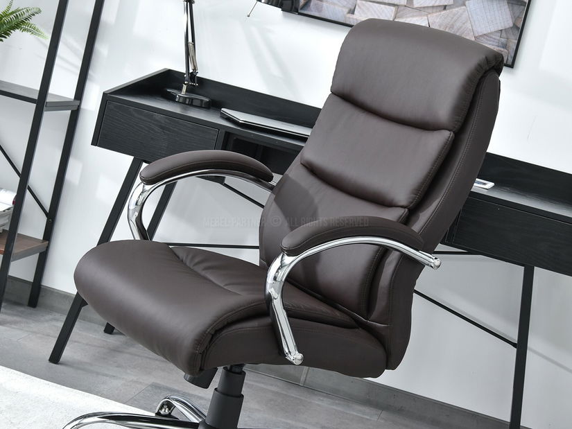 Fotoliu Luxus (maro + crom)