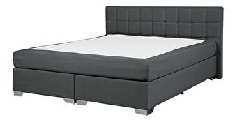 Manželská posteľ Boxspring 160 cm ADIR (s matracmi) (sivá)