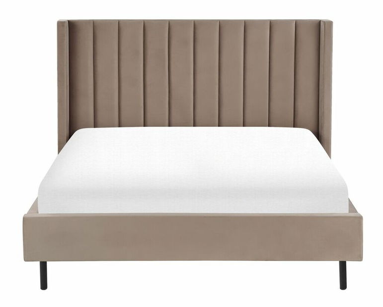 Pat matrimonial 140 cm Vue (gri bej) (cu somieră)