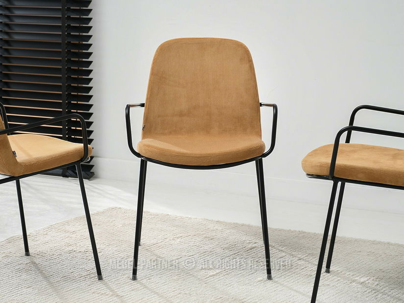 Scaun Ulrika (nisipiu + negru)