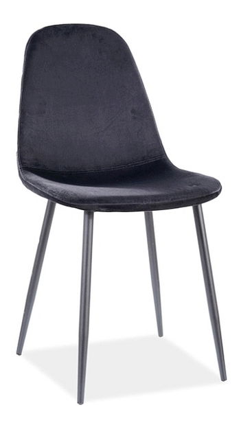 Jedálenská stolička Fannie (čierna + čierna)