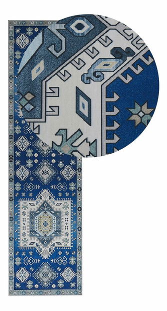 Koberec 80 x 300 cm Parka (modrá)
