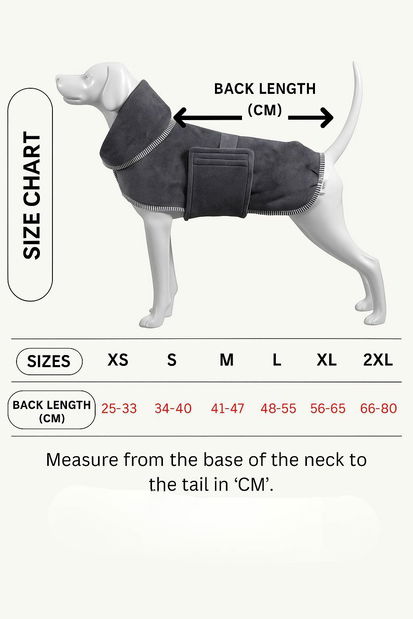 Oblečenie pre psa Drego (sivá) (L)