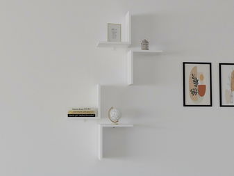 Polc szett (4 db.) Duteke (fehér) 