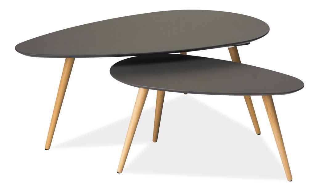 Konferenčný stolík Nigel B (sivá)