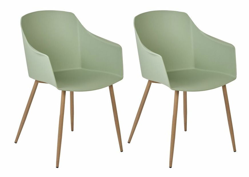 Set 2 buc scaune sufragerie Fonza (verde deschis)